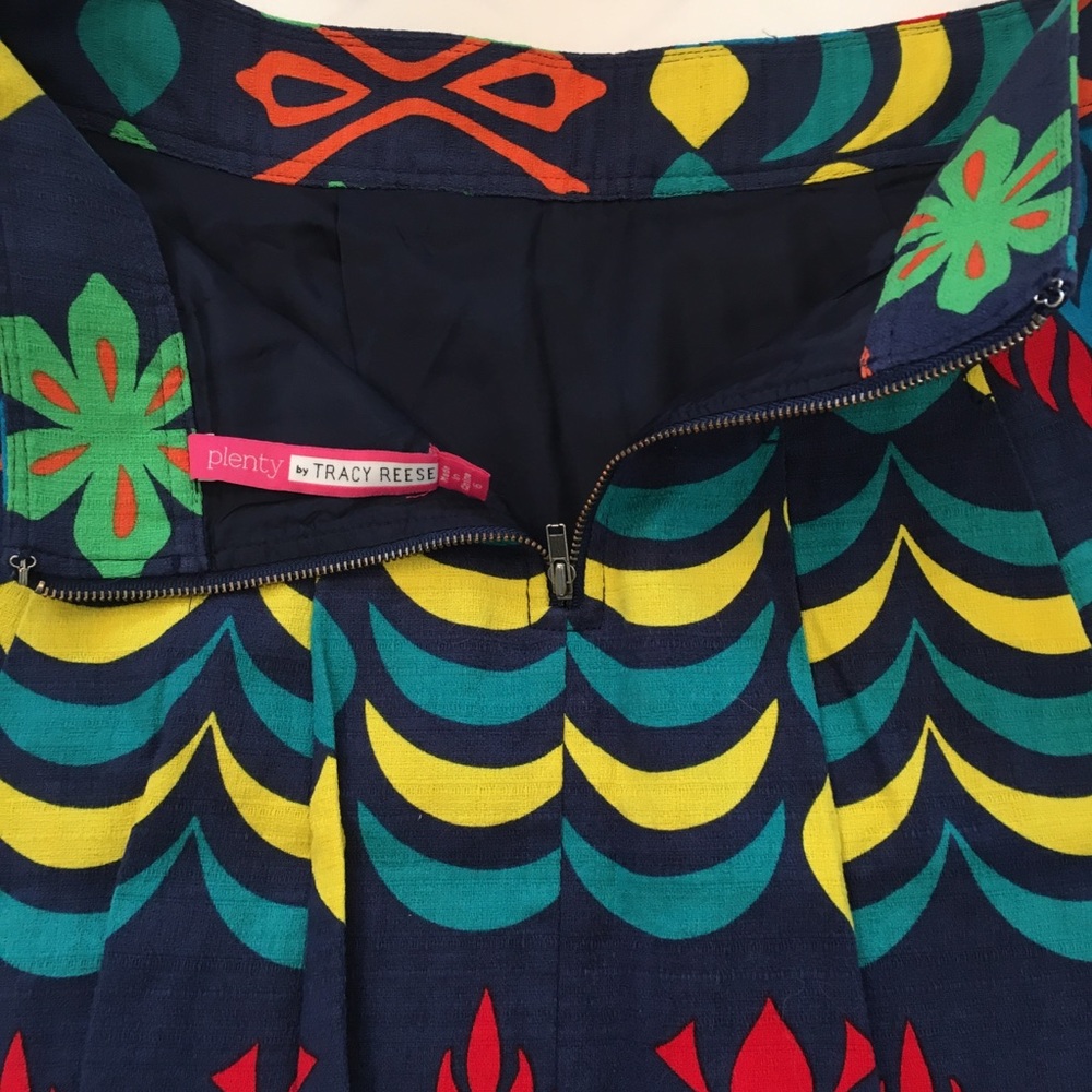 Anthropologie Plenty by Tracy Reese Printed-Textured Skirt. - Picture 6 of 7